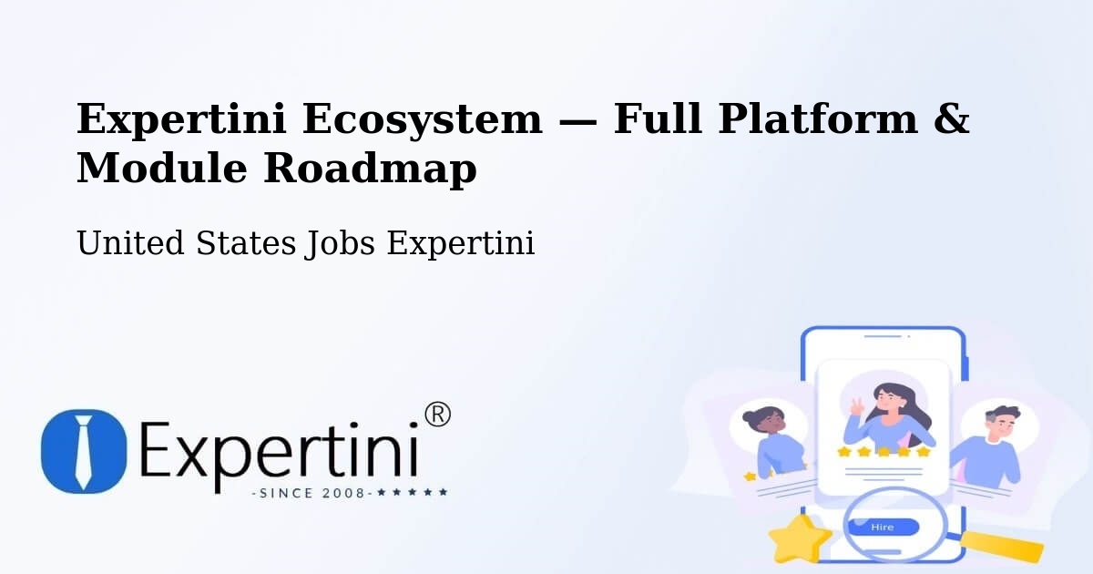 Expertini Ecosystem — Full Platform & Module Roadmap – Brighton